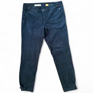 PILCRO & THE LETTERPRESS Black Hyphen Utility Tapered Chino Pant | Size 29 Tall